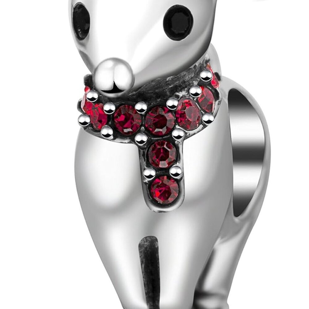 Merry Christmas Tree,Reindeer, Bell,Snowman Charms 925 Sterling Silver Xmas Gift